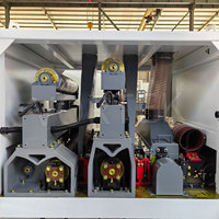 Ponceuse à bande large industrielle Vortek B-R-RP700 pour portes d'armoires, travail du bois, motorisée 78,92 kW, épaisseur maximale 5-160 mm