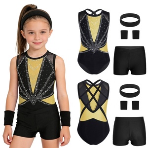 Conjunto de Leotardo para Niñas de 6 a 16 Años, para Danza Contemporánea, Gimnasia, Actuaciones de Danza, Competiciones de Gimnasia y Espectáculos - Product Image 2