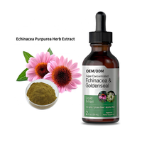 Complément Herbal de Soutien Immunitaire : Gouttes d'Échinacée et Bêta-Glucane pour la Saison Froide – Améliore l'Immunité – Échinacée Liquide pour Enfants et Adultes
