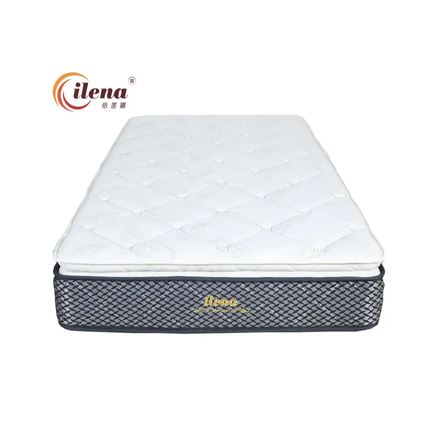 Oem Aangepaste King Size Gel Memory Foam Individuele Ondersteuning Pocket Spoel Lente Hotel Matras