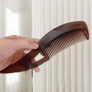 Cuidado de la belleza Peine para el cabello Salón Eliminación de caspa Cepillo de masaje para el cabello Peine para la caspa Cepillo de dientes hueco - Product Image 3