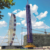 Grande attraction extérieure équipement de parc à thème haute qualité Thrill Rides Drop Tower Ride à vendre