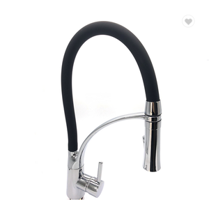 Nanan guanshu China proveedor de alta presión cromo barato de la buena calidad ss 304 caliente y frío negro grifo de la cocina - Product Image 6