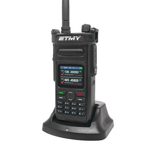 Radio Bidireccional ET-UV58 Analógica de Doble Banda VHF UHF de Largo Alcance, Teclado Completo, Alta Potencia de 10 Vatios, Resistente al Agua IP67 - Product Image 1