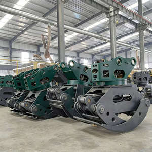 <span class=keywords><strong>Grappin</strong></span> <span class=keywords><strong>forestier</strong></span> hydraulique pour excavatrice de 6 tonnes avec ouverture de mâchoire de 1500 mm et composants d'engrenage centraux - Product Image 1