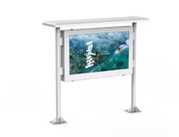 Pantalla de publicidad LED para exteriores para paradas de autobús a prueba de sol, impermeable con funcionalidad conectada a TV