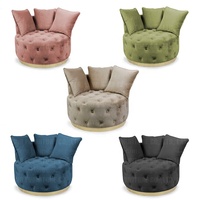 Modernes europäisches Design halbrunds Sofa-Bett aus Samt Wohnzimmer Schlafzimmer-Möbel-Set für den heimgebrauch