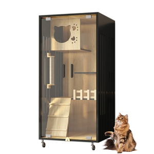 Meubles <span class=keywords><strong>de</strong></span> luxe modernes pour animaux domestiques, grand multi-taille, confortable, chat, <span class=keywords><strong>maison</strong></span> <span class=keywords><strong>de</strong></span> <span class=keywords><strong>repos</strong></span>, verre massif, villa, cage, maisons stables et élégantes pour animaux <span class=keywords><strong>de</strong></span> compagnie - Product Image 2