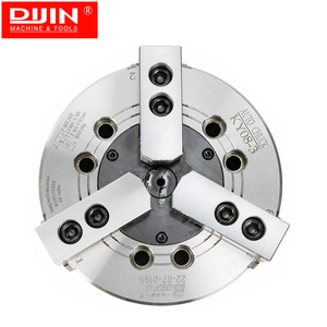 Portabrocas de torno hidráulico de 3 mordazas de Portabrocas de 10 pulgadas con sólido de alta precisión de 0,02mm para torno <span class=keywords><strong>CNC</strong></span> de banco - Product Image 1