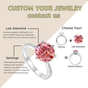 Diamants roses créés en laboratoire Starsgem, certifiés IGI, couleur rose, clarté VS1, achat au prix de gros, diamant cultivé en laboratoire - Product Image 6