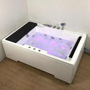 Bañera de <span class=keywords><strong>Hidromasaje</strong></span> Acrílica con Chorros de Aire, Bañera de Masaje para Hotel, Apartamento u Hogar - Product Image 5