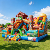 Château Gonflable Robot avec Toboggan pour Enfants, Combo Commercial pour Fêtes et Événements, Taille Personnalisée, En Promotion