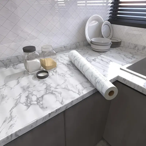 <span class=keywords><strong>Carta</strong></span> <span class=keywords><strong>da</strong></span> <span class=keywords><strong>Parati</strong></span> Autoadesiva per <span class=keywords><strong>Cucina</strong></span>, Adesivo Resistente all'Olio, Impermeabile e Resistente alle Alte Temperature <span class=keywords><strong>con</strong></span> Design Effetto Marmo - Product Image 6