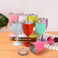 Logo personnalisé le plus vendu 10oz gobelet sous vide en acier inoxydable gobelet isolé verre à vin Design minimaliste tasse à café et thé