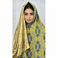 Ensemble de Dirac Somalien Farasawi Élégant Bicolore Violet et Jaune en Tissu Gabasar de Haute Qualité pour Tenues de Mariage Traditionnelles