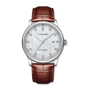 Montre automatique à boucle à ardillon carrée en acier inoxydable, modèle best-seller, fabriquée par des maîtres artisans en direct de l'usine - Product Image 5