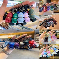Porte-clés Ours Nordique en Plastique Souple, Durable, Personnalisable avec Logo, Cadeau Promotionnel, Souvenir, Style Anime et Dessin Animé Tendance