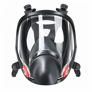 Respirateur facial complet en silicone réutilisable avec double cartouche EN136 pour la protection chimique et la peinture - Product Image 6