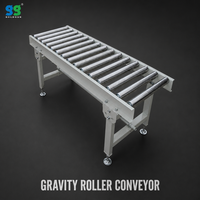 Système de convoyeur à rouleaux flexible GOLDGUN Express Logistics pour tri et chargement, avec conception de rouleaux motorisés non alimentés réglables