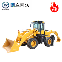Hengwang HW10-20 HW25-30 Bersertifikat CE, Backhoe Loader Kuat 4 Ton 5 Ton 6 Ton Dengan Kualitas Unggul, Sedang Promo