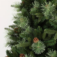 Sapin de Noël artificiel sur pied en PVC, décoration automatique pour arrière-plan de scène, événements théâtraux et salles d'exposition