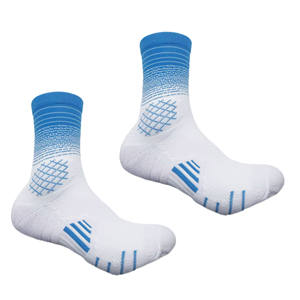 Baloncesto atlético y equipo de ciclismo Calcetines para correr Calcetines deportivos de trekking acolchados gruesos con logotipo en la parte inferior para la <span class=keywords><strong>temporada</strong></span> de primavera - Product Image 4