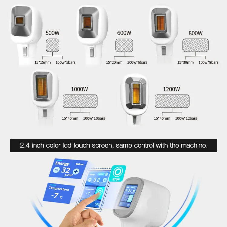 Esclusivo android trio diodo laser macchina di rimozione dei capelli delle donne per il corpo e il viso