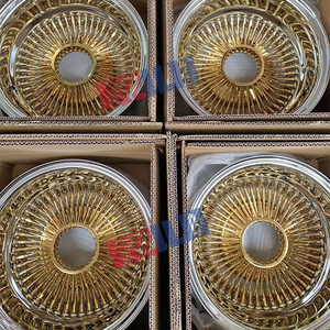 ล้อแม็กซ์ซี่ลวดขนาด 13/14 นิ้ว ยี่ห้อ Kelun รุ่น Center Gold Wire Wheels - Product Image 3