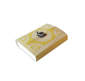 Vente en gros en cuir véritable jaune indien fait à la main, cadeau de reliure à coudre, couverture rigide et gaufré. - Product Image 3