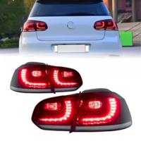 Feux arrière à LED pour VW Golf 6 GTI R20 2009-2012, clignotants séquentiels, 55W, feux arrière modifiés