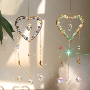 Wholesale Crystal Sun Catcher Heart Suncatchers Hanging Crystal Suncatchers For Decoration