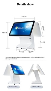 เครื่องคิดเงินแบบทัชสกรีน6นิ้ว15/15ระบบ POS แบบครบวงจรสำหรับร้านอาหารธุรกิจ - Product Image 5