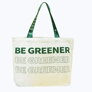 Wholesale Custom Printed Eco Recycled Blank Shopping Bag Plain Organic Cotton Canvas Tote Bag With Logo