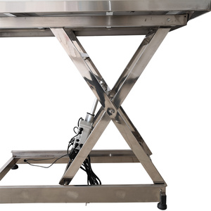 Table d'opération en acier inoxydable pour animaux, conception durable pour les interventions sur chiens, chats et lapins - Product Image 5