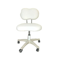 Chaise de coiffeuse moderne pour la maison Tabouret de maquillage en bois massif avec crème Style crème Chaise de salle à manger rotative pour ordinateur