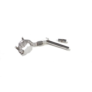Tuyau de descente à haut débit CSZ de haute qualité pour Volkswagen VW <span class=keywords><strong>T</strong></span> Rock <span class=keywords><strong>T</strong></span>-<span class=keywords><strong>ROC</strong></span> 1.5T Tuning système d'échappement catalytique avec enveloppe thermique - Product Image 1