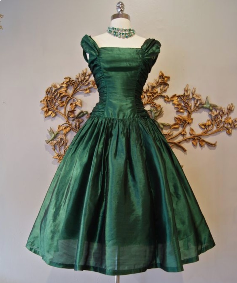 Custom High Quality Printed Design Vintage Dress
