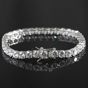 Avarta Jewellery Lab Grown Diamond Fabriqué à partir d'argent sterling 925 50 cents chaque bracelet de tennis pour les filles et les femmes Produit en vrac - Product Image 4