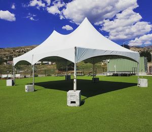 Tenda resistente di sconto 2024 Celina per eventi in alluminio per tende per feste nuziali con telaio ad alto picco 20ft x 40ft