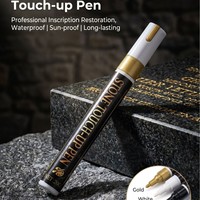 Marqueurs de retouche pour pierres tombales les plus vendus, imperméables et résistants à la décoloration, pointe de 3 mm, stylo grande capacité pour la retouche des inscriptions
