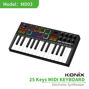 Profesional 25 teclas Digital electrónico <span class=keywords><strong>Midi</strong></span> teclado estudio <span class=keywords><strong>Usb</strong></span> <span class=keywords><strong>Midi</strong></span> controlador Plug and Play para amantes de la música - Product Image 3