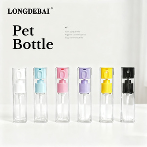 In Stock Custom 10ml 15ml 20ml <b>Empty</b> Pink Black Blue Refillable Square Perfume Plastic <b>Bottle</b> Portable Perfume <b>Spray</b> <b>Bottle</b> - Product Image 6