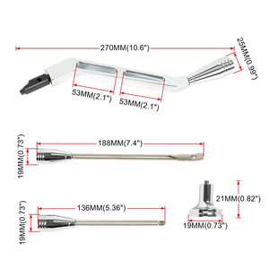 Car Gear <b>Knob</b> Stainless Steel 270mm For 67-94 Chevrolet GM Column <b>Shift</b> Lever Kit - Product Image 1