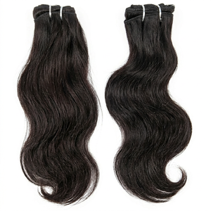 REMI HAIR ผมแท้ 100% ไม่ผ่านการแปรรูป ไม่หลุดร่วง ผมหยิกธรรมชาติแบบอินเดีย ต่อผมแบบถัก สีน้ำตาลธรรมชาติที่ดีที่สุด น้ำหนัก 200 กรัม - Product Image 1