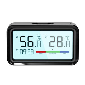 Sensor de Temperatura y Humedad Zigbee Samtrul WSD, Termohigrómetro Digital Retroiluminado con Reloj, Monitor Interior Inteligente para el Hogar - Product Image 1