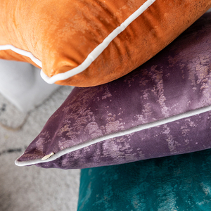 Housses de coussin en velours à imprimé doré, décoration de luxe pour canapé et lit, offre spéciale - Product Image 4