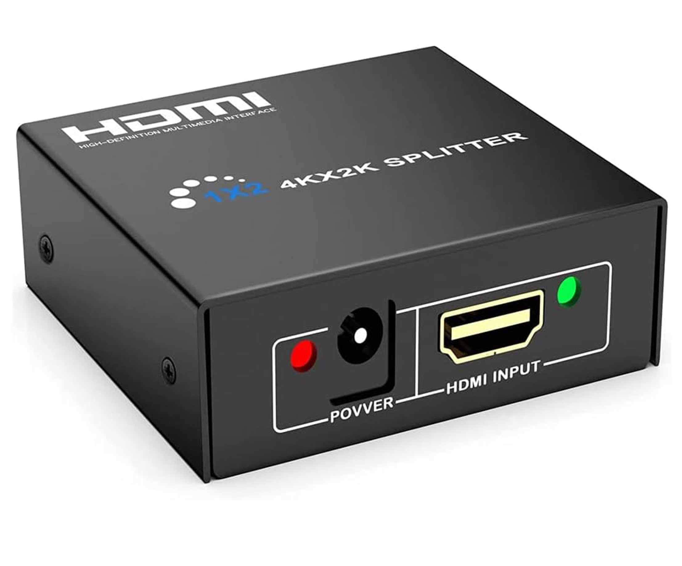 SY SSP4K102 1x2 ports 4K @ 60Hz HDMI 1.4b Splitter Box avec pour deux moniteurs HDTV, HD, PC, ordinateur portable-1 en 2 sorties-Câble USB inclus