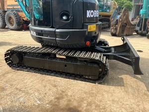 Mini-excavatrice sur chenilles d'occasion Kobelco SK35, très demandée, stock d'origine Japon, prix bas, Shanghai, avec godet de 3m, boîte de vitesses, moteur et pompe - Product Image 2