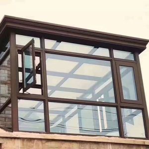Fenêtres à battants en alliage d'aluminium insonorisées à double <span class=keywords><strong>vitrage</strong></span>, modernes et élégantes, pour la décoration de balcon, vente en gros - Product Image 3