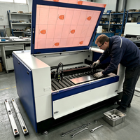 Machine de découpe laser CNC double 1390 certifiée CE, prête pour l'Europe, puissance personnalisée, vente directe usine OEM pour la découpe de métaux et non-métaux